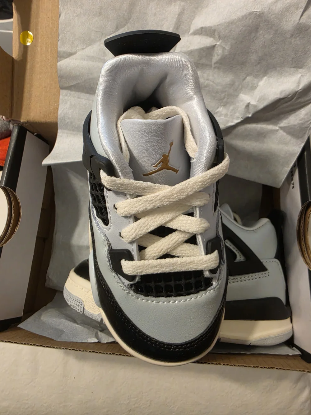 Jordan Toddler/Preschool Retro Basketball Shoes in Gray and Black